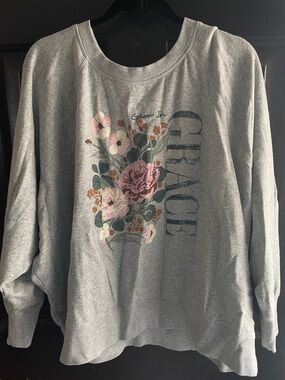 Maurices Gray Graphic Sweatshirt